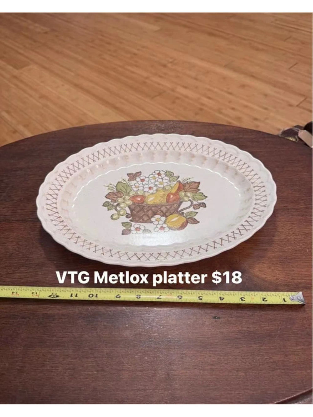 Vintage Metlox Platter